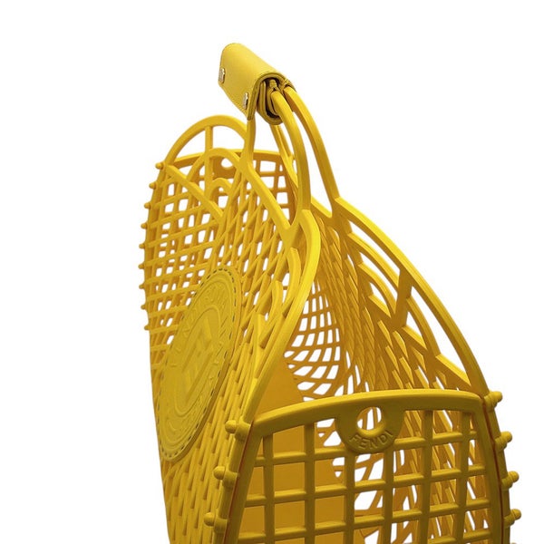フェンディ ハンドバッグ バスケット ミディアム プラスチック/レザー 8BH389 FENDI