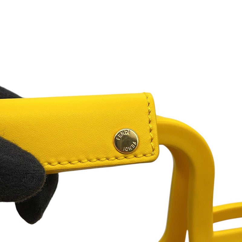 フェンディ ハンドバッグ バスケット ミディアム プラスチック/レザー 8BH389 FENDI