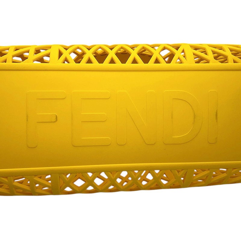 フェンディ ハンドバッグ バスケット ミディアム プラスチック/レザー 8BH389 FENDI