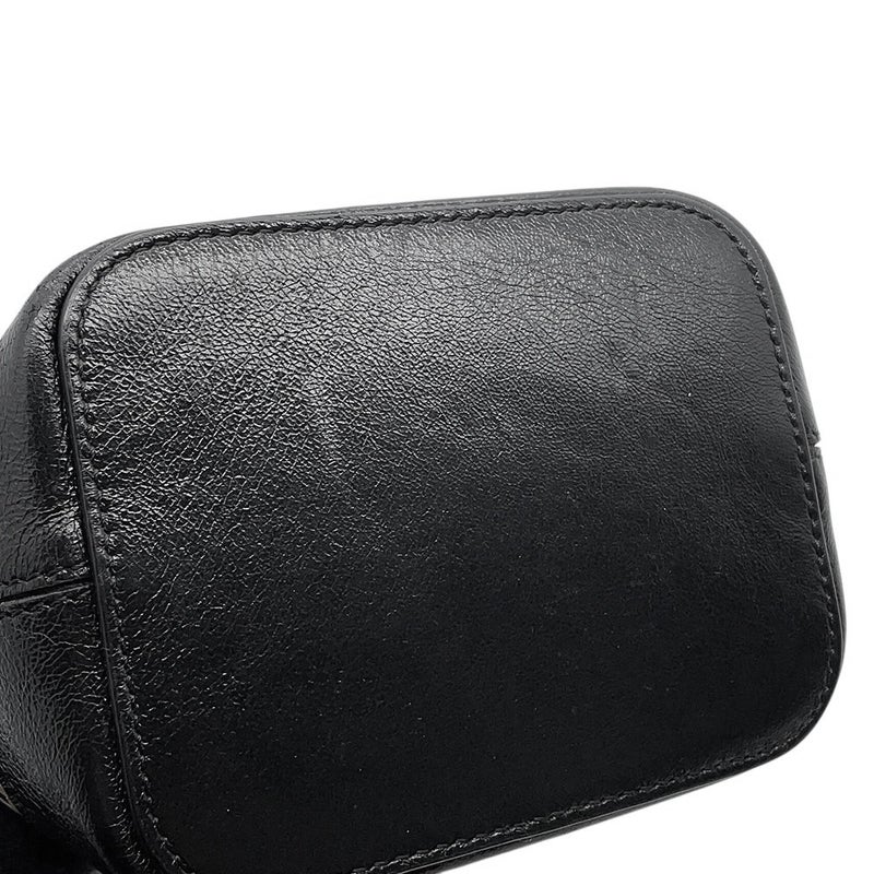 フェンディ ハンドバッグ モントレゾール ミニ 8BS010 FENDI 2wayショルダーバッグ 黒