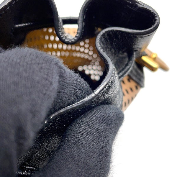 フェンディ ハンドバッグ モントレゾール ミニ 8BS010 FENDI 2wayショルダーバッグ 黒