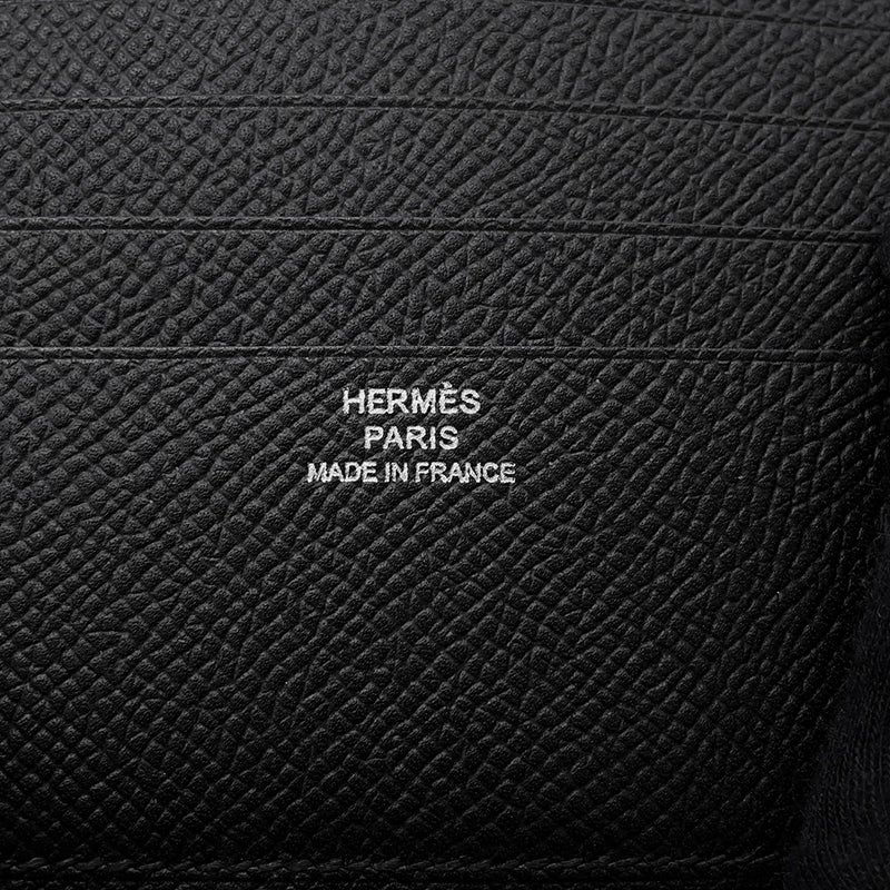 エルメス 二つ折り財布 MC2 Copernic コペルニクス ブラック エプソン T刻印 HERMES 財布 メンズ 黒