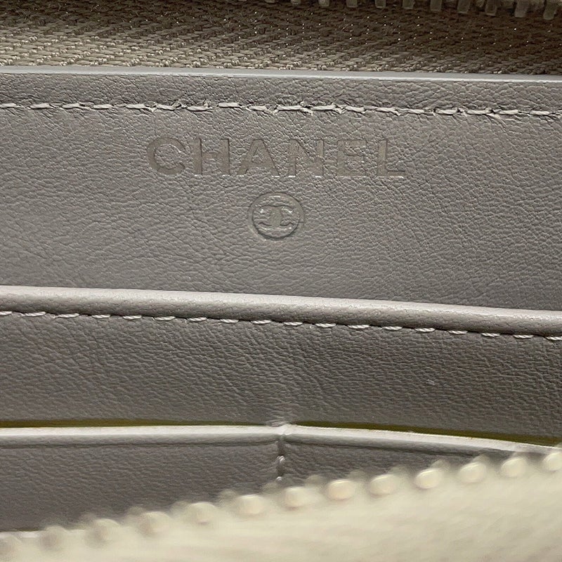 シャネル 長財布 マトラッセ クラシック ロング ジップ ウォレット ココマーク パテント A50097 財布
