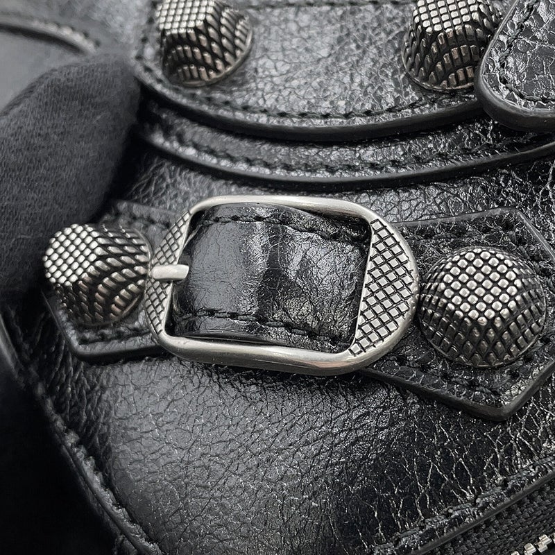バレンシアガ ポーチ ルカゴール ハートポーチ レザー 771674 BALENCIAGA 黒 小物入れ
