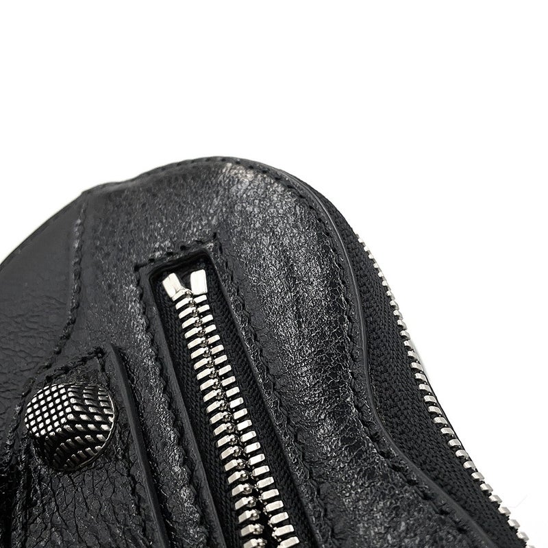バレンシアガ ポーチ ルカゴール ハートポーチ レザー 771674 BALENCIAGA 黒 小物入れ