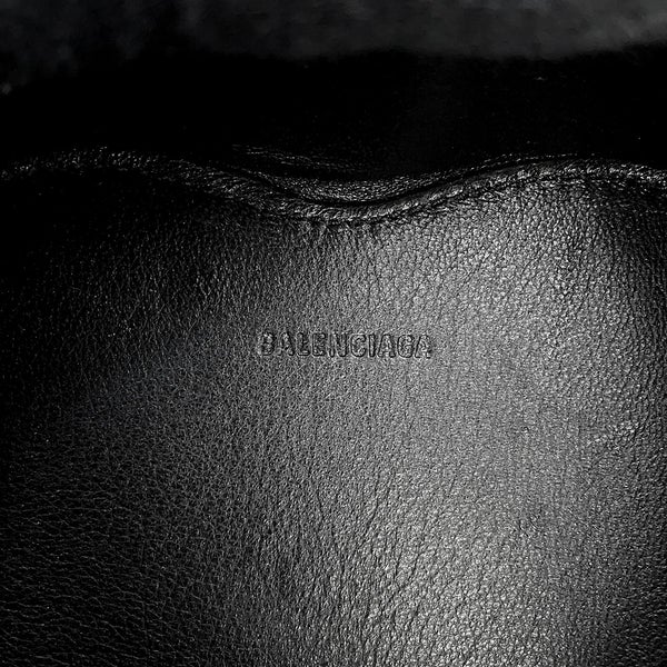 バレンシアガ ポーチ ルカゴール ハートポーチ レザー 771674 BALENCIAGA 黒 小物入れ