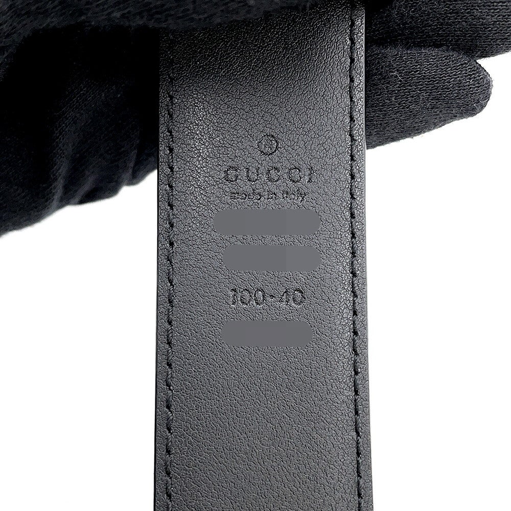 グッチ べルト レザー サイズ100 547754 GUCCI メンズ 黒 | 中古・新品