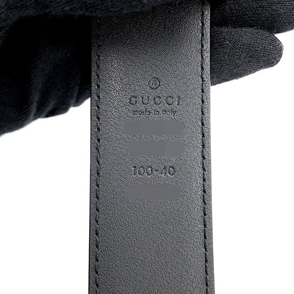 グッチ べルト レザー サイズ100 547754 GUCCI メンズ 黒
