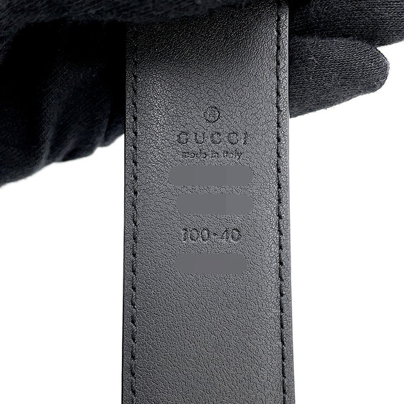 グッチ べルト レザー サイズ100 547754 GUCCI メンズ 黒
