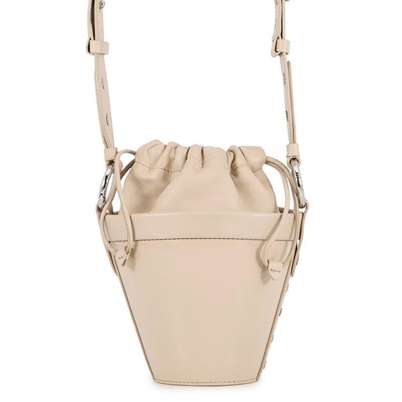 メゾンマルジェラ ショルダーバッグ ファイヤー ミニ バケットバッグ エナメル レザー SB3WG0042 Maison Margiela