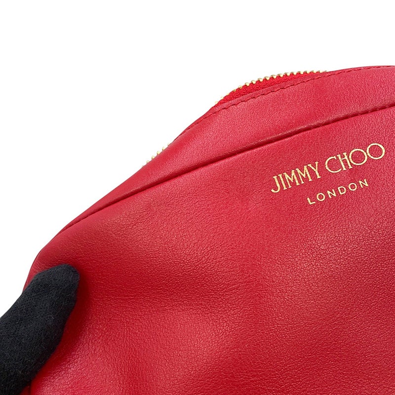 ジミーチュウ アティーニ ショルダーバッグ タッセル付き レザー JIMMY CHOO