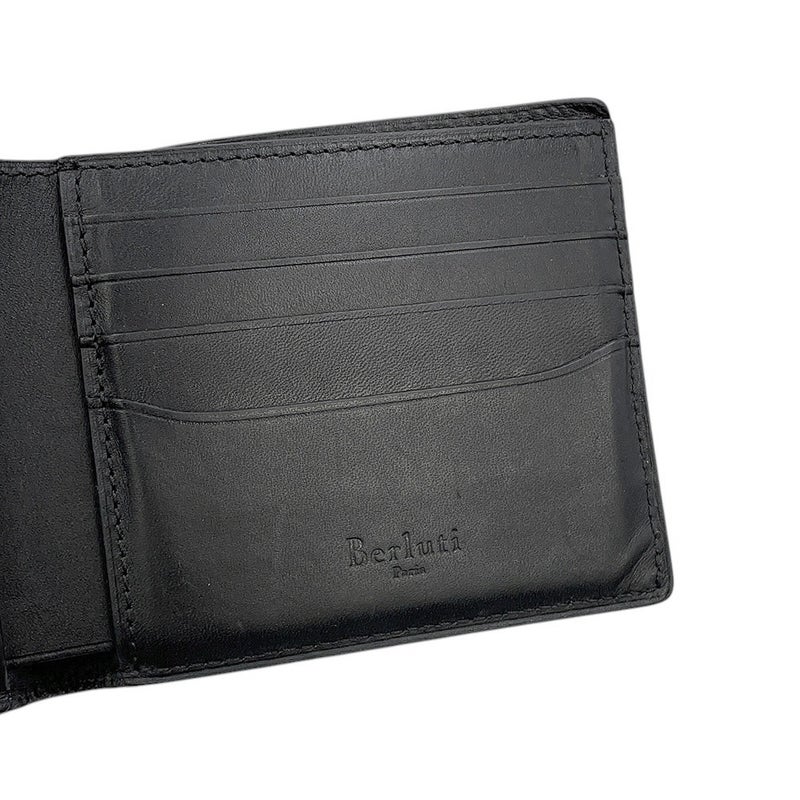 ベルルッティ 二つ折り財布 カリグラフィ レザー Berluti