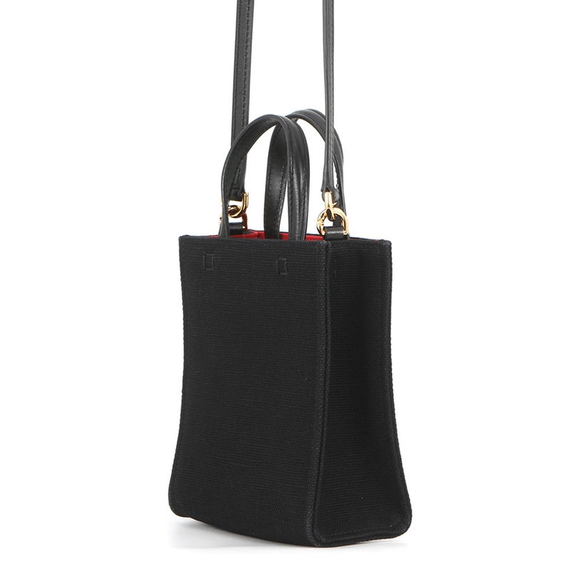 ジバンシー ハンドバッグ Gトートバーティカル ミニ キャンバス BB50R9B1F1001 GIVENCHY 2way 黒