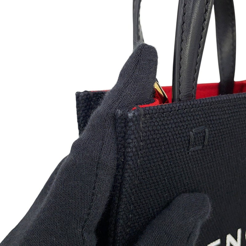 ジバンシー ハンドバッグ Gトートバーティカル ミニ キャンバス BB50R9B1F1001 GIVENCHY 2way 黒