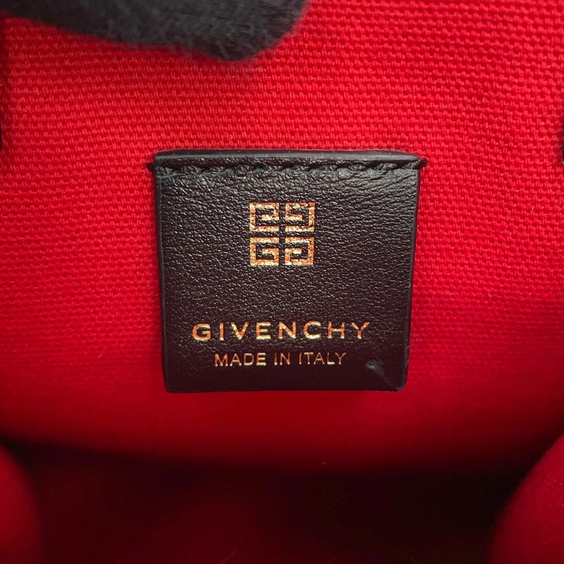 ジバンシー ハンドバッグ Gトートバーティカル ミニ キャンバス BB50R9B1F1001 GIVENCHY 2way 黒