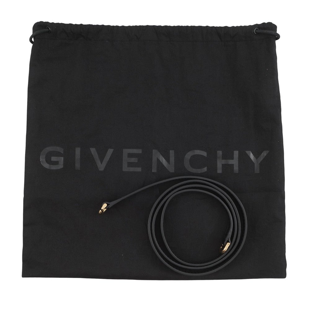 GIVENCHY ジバンシィ Gトートバーティカルミニ BB50R9B1F1001 ショルダーバッグ キャンバスxレザー  ブラック/350688【中古】 GIVENCHY - 【未使用】ジバンシー Gトート バーティカル ミニ