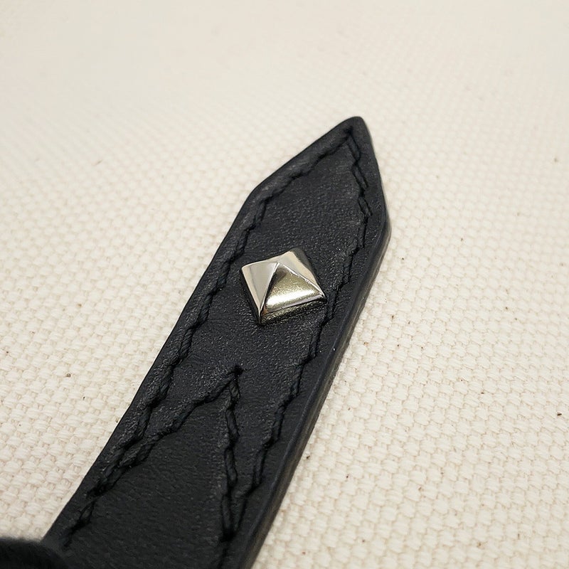 ジミーチュウ トートバッグ キャンバス レザー JIMMY CHOO