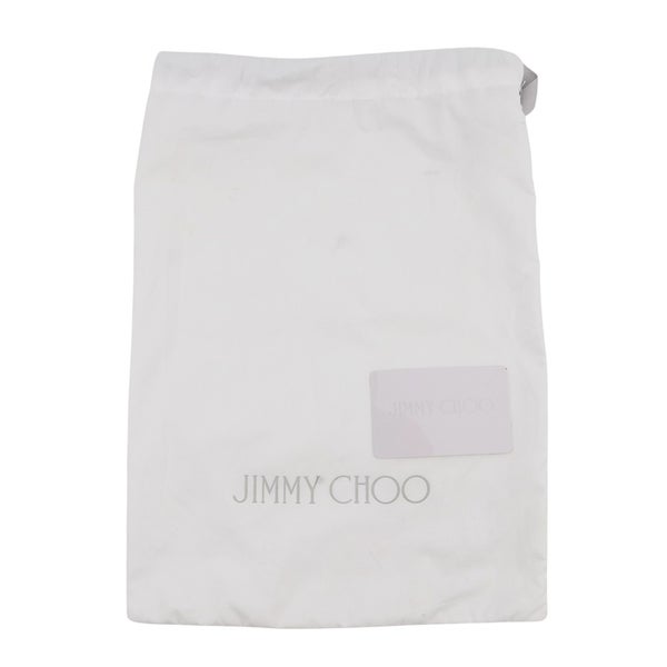 ジミーチュウ クラッチバッグ 花柄 刺繍 キャンバス JIMMY CHOO