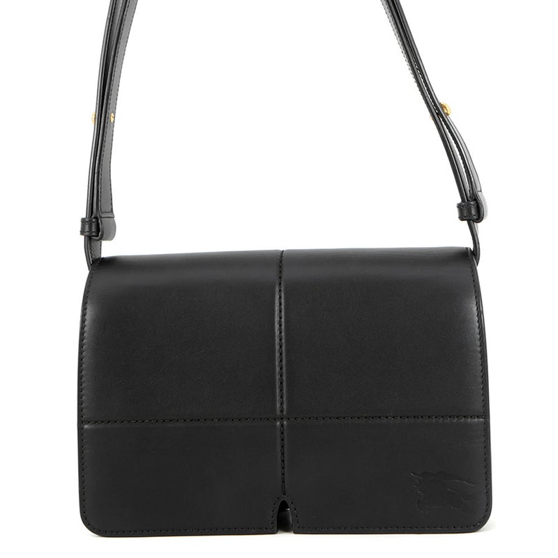 バーバリー ショルダーバッグ スニップバッグ スムースカーフレザー 80889161 BURBERRY 黒