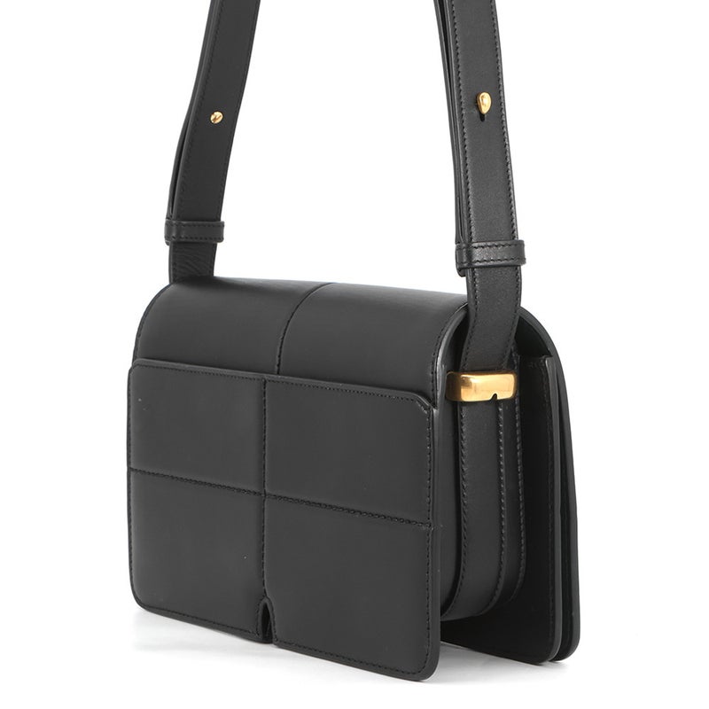 バーバリー ショルダーバッグ スニップバッグ スムースカーフレザー 80889161 BURBERRY 黒