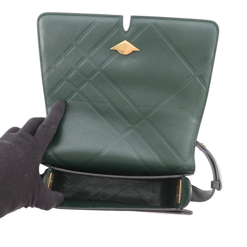 バーバリー ショルダーバッグ スニップバッグ スムースカーフレザー 80889161 BURBERRY 黒