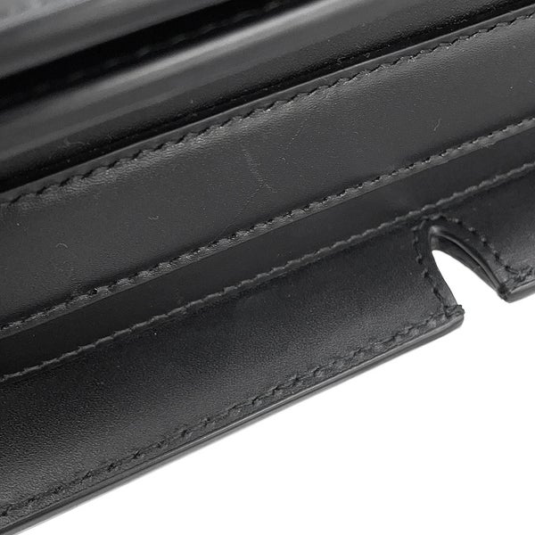 バーバリー ショルダーバッグ スニップバッグ スムースカーフレザー 80889161 BURBERRY 黒