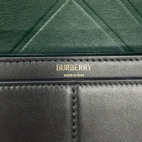 バーバリー ショルダーバッグ スニップバッグ スムースカーフレザー 80889161 BURBERRY 黒