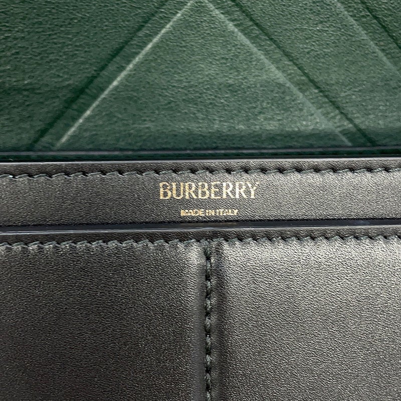 バーバリー ショルダーバッグ スニップバッグ スムースカーフレザー 80889161 BURBERRY 黒