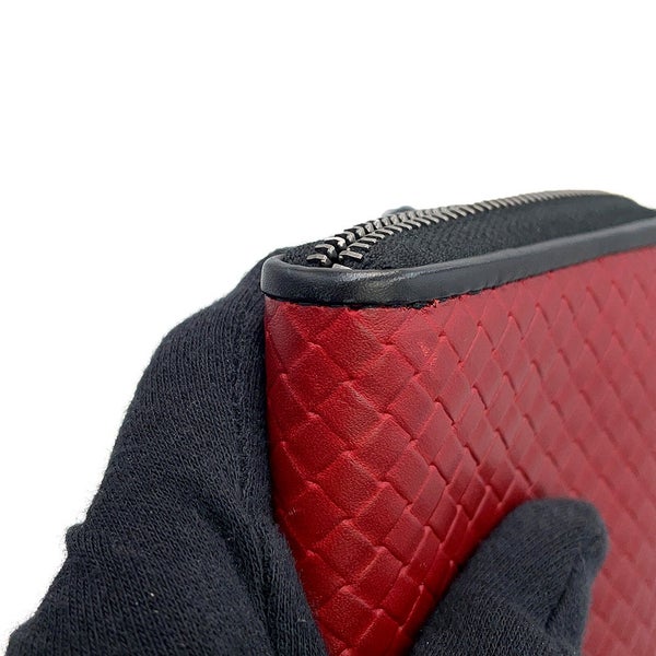 ボッテガヴェネタ 長財布 イントレチャート バイカラー ラウンドファスナー ロングウォレット 510643 BOTTEGA VENETA