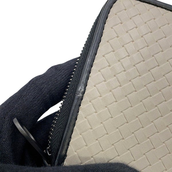 ボッテガヴェネタ 長財布 イントレチャート バイカラー ラウンドファスナー ロングウォレット 510643 BOTTEGA VENETA