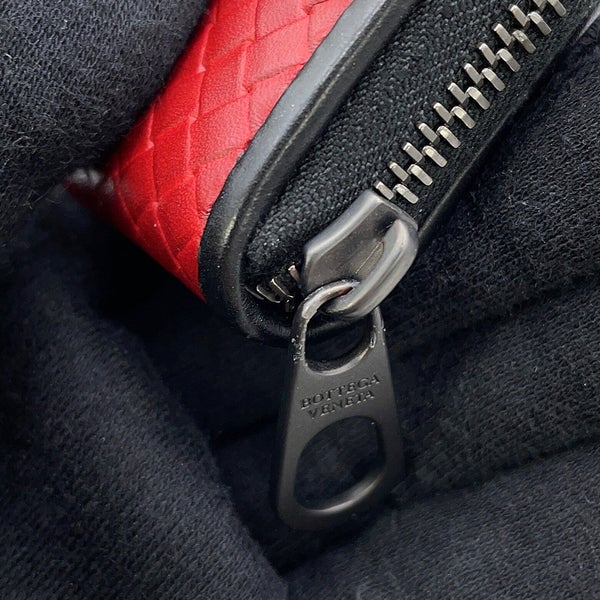 ボッテガヴェネタ 長財布 イントレチャート バイカラー ラウンドファスナー ロングウォレット 510643 BOTTEGA VENETA