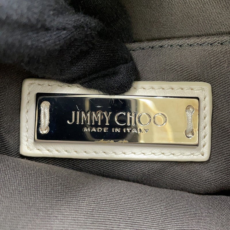 ジミーチュウ ハンドバッグ ソフィアS スタッズ レザー JIMMY CHOO 白 2way