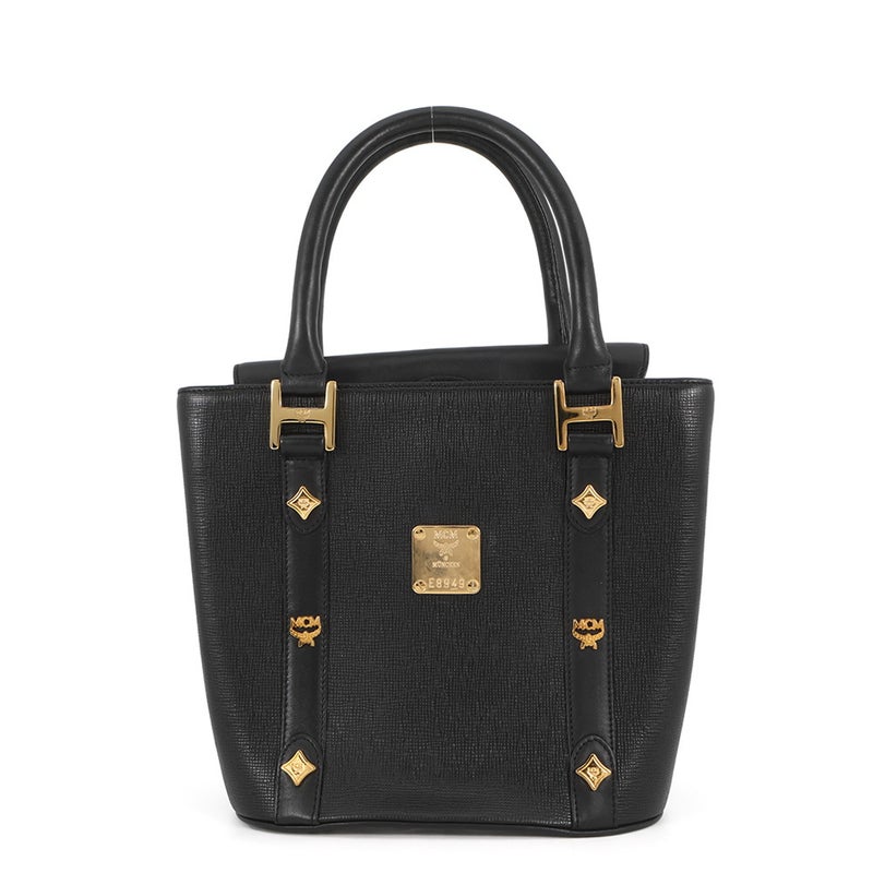 エムシーエム ハンドバッグ レザー MCM 黒