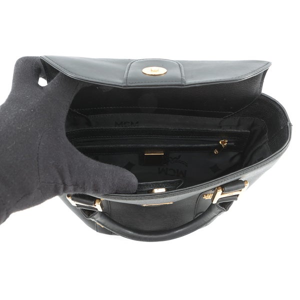 エムシーエム ハンドバッグ レザー MCM 黒