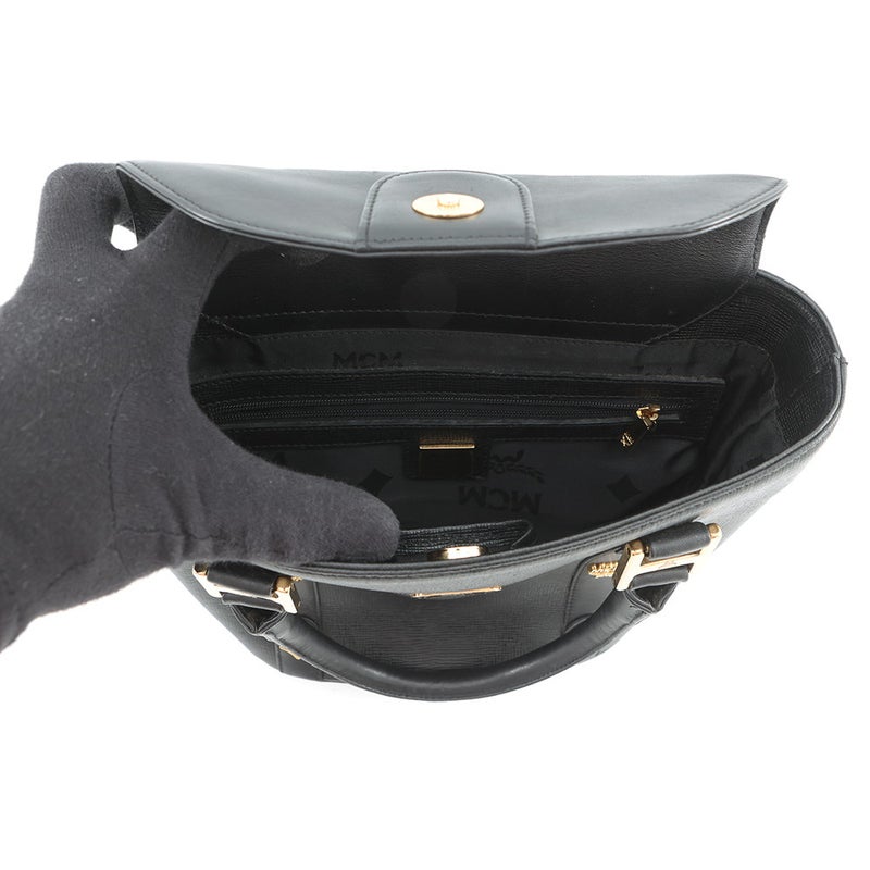 エムシーエム ハンドバッグ レザー MCM 黒