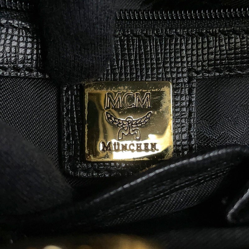 エムシーエム ハンドバッグ レザー MCM 黒