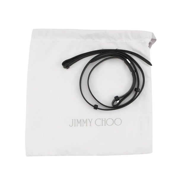 ジミーチュウ ハンドバッグ ペガシ ミニ スターエンボス パテント JIMMY CHOO 2wayバッグ 黒