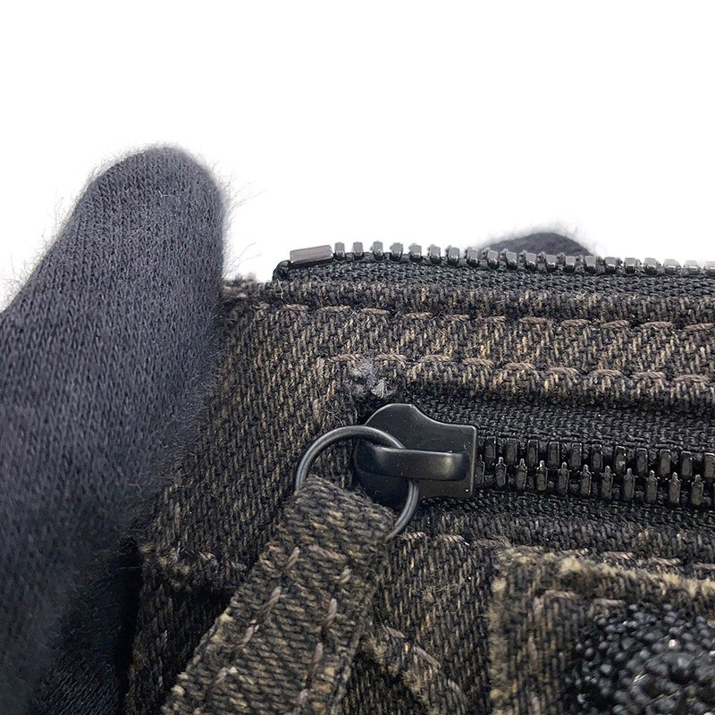 バレンシアガ コインケース ルカゴール デニム ラインストーン 776769 BALENCIAGA 小銭入れ 黒