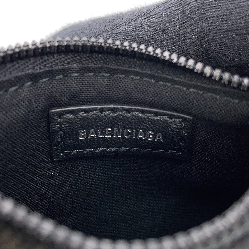 バレンシアガ コインケース ルカゴール デニム ラインストーン 776769 BALENCIAGA 小銭入れ 黒