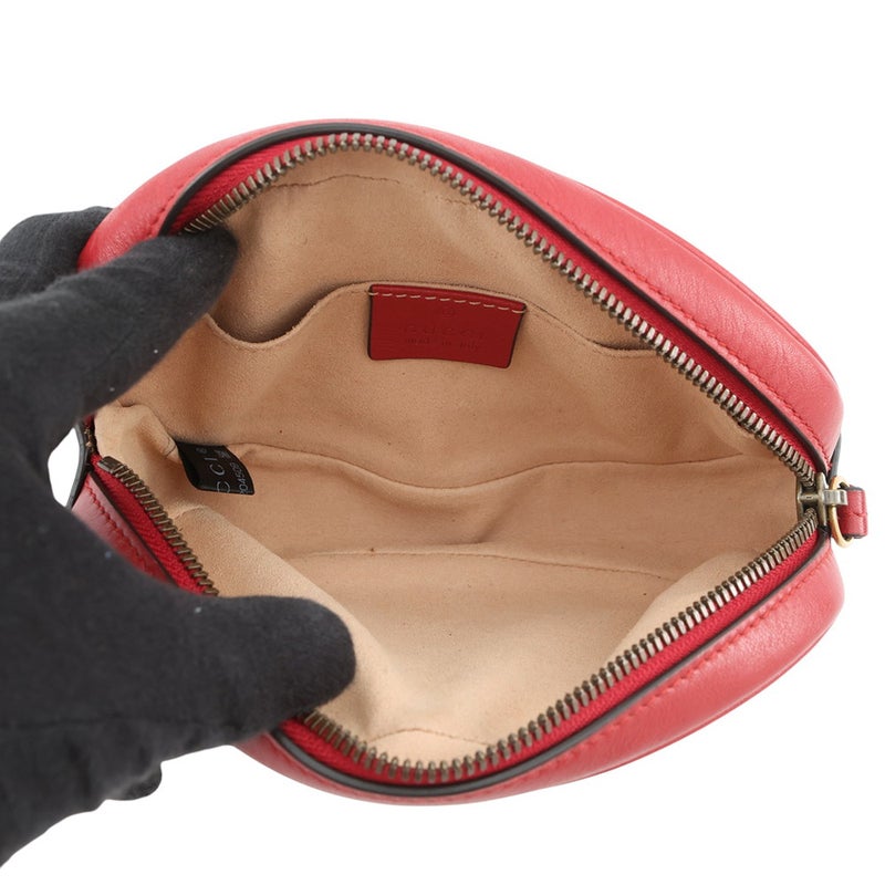 グッチ ウエストバッグ GGマーモント キルティング レザー ベルトバッグ 476434 GUCCI ウエストポーチ