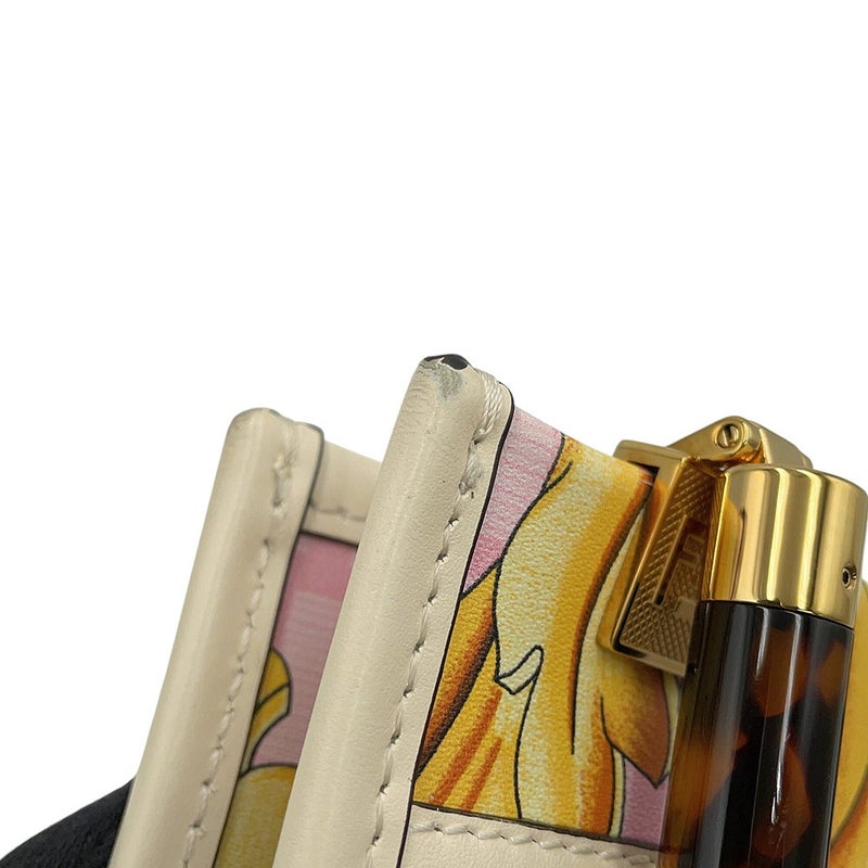 フェンディ ハンドバッグ フェンダーチェ サンシャイン ショッパー ミニ キャンバス 8BS051 2wayショルダーバッグ ベルサーチコラボ
