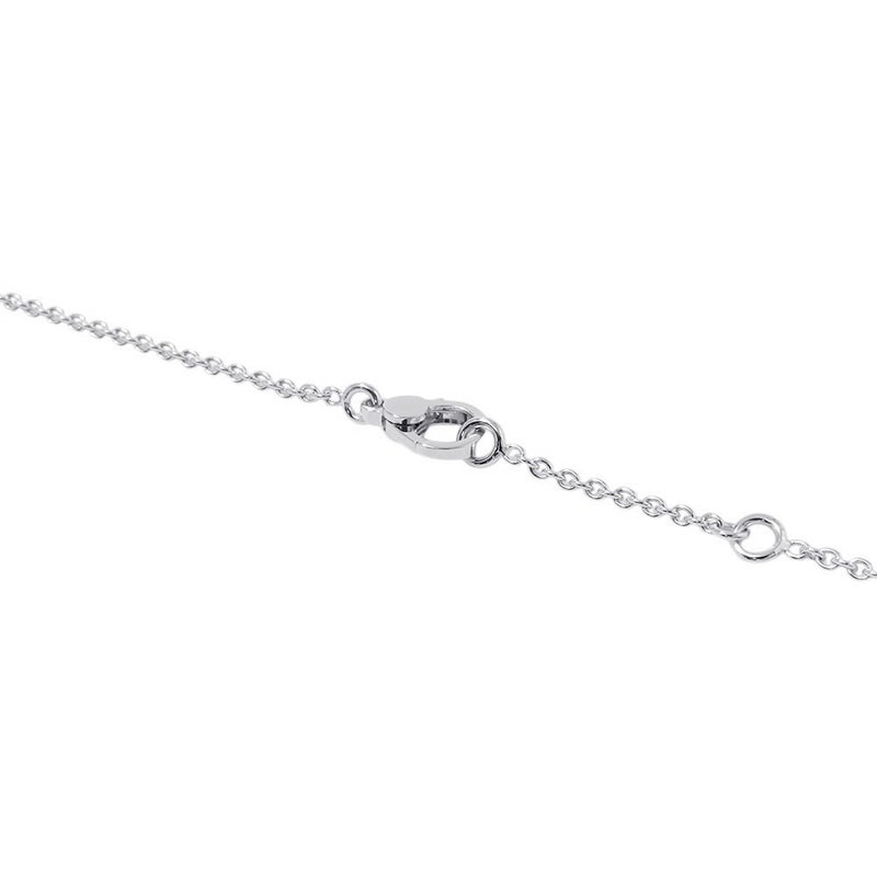 エルメス ネックレス フィネス ペンダント ダイヤモンド 17P 計0.46ct K18WGホワイトゴールド HERMES