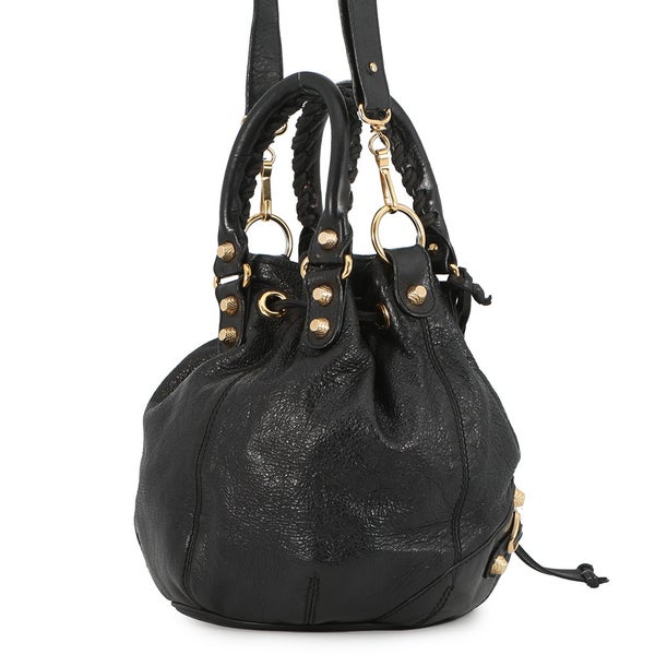 バレンシアガ ハンドバッグ ジャイアント ミニポンポン レザー 285439 BALENCIAGA 2way