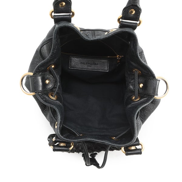 バレンシアガ ハンドバッグ ジャイアント ミニポンポン レザー 285439 BALENCIAGA 2way