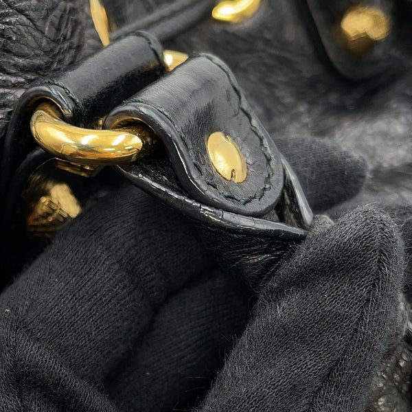 バレンシアガ ハンドバッグ ジャイアント ミニポンポン レザー 285439 BALENCIAGA 2way