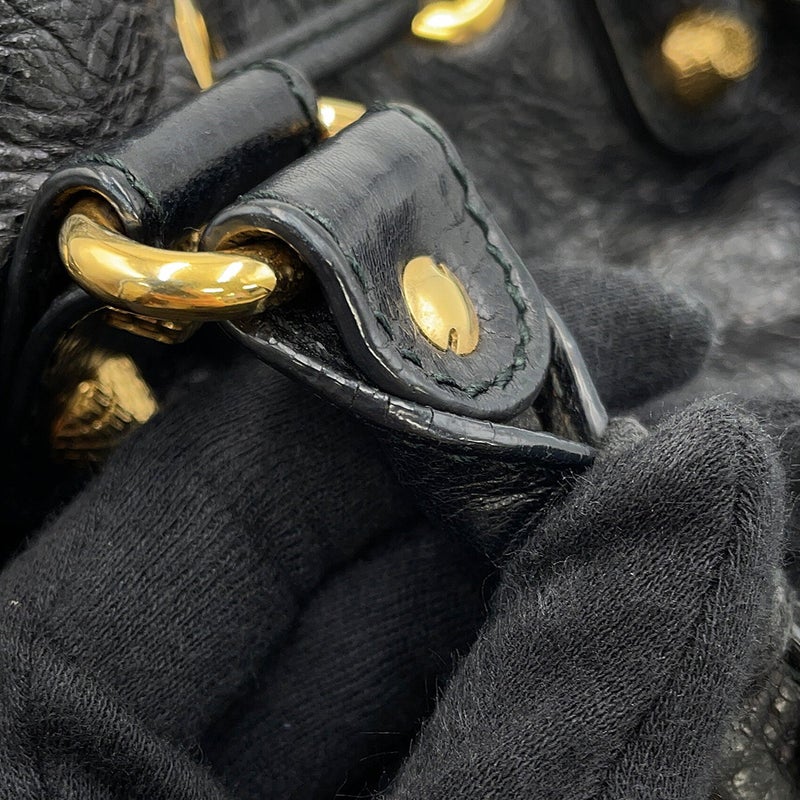 バレンシアガ ハンドバッグ ジャイアント ミニポンポン レザー 285439 BALENCIAGA 2way