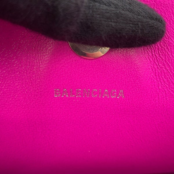 バレンシアガ ハンドバッグ アワーグラス ミディアム クロコダイル型押しレザー 619669 BALENCIAGA 2way