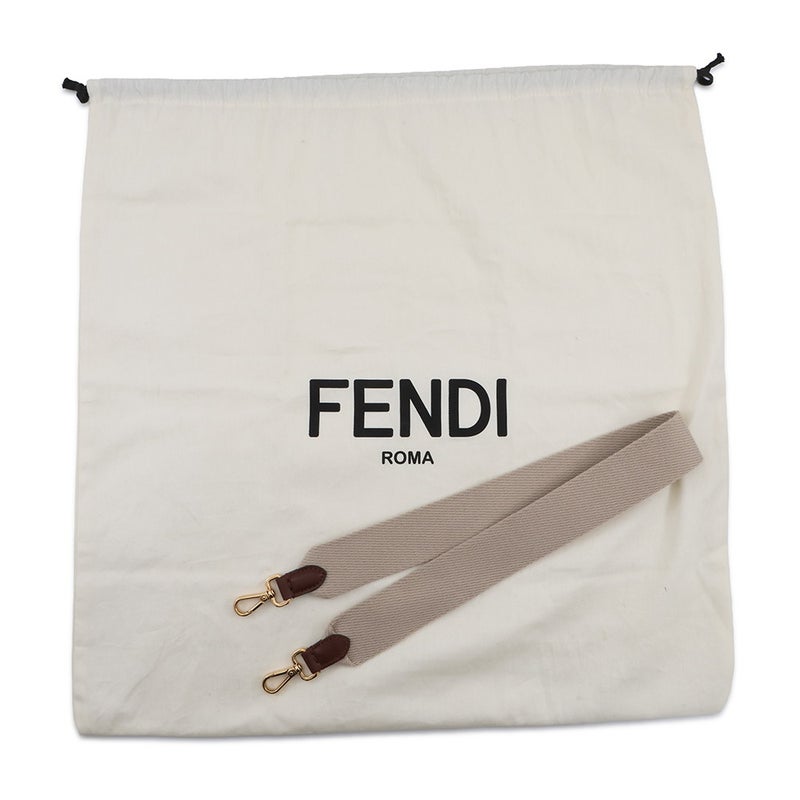 フェンディ トートバッグ サンシャイン ミディアム キャンバス/レザー 8BH386 FENDI 2wayショルダーバッグ