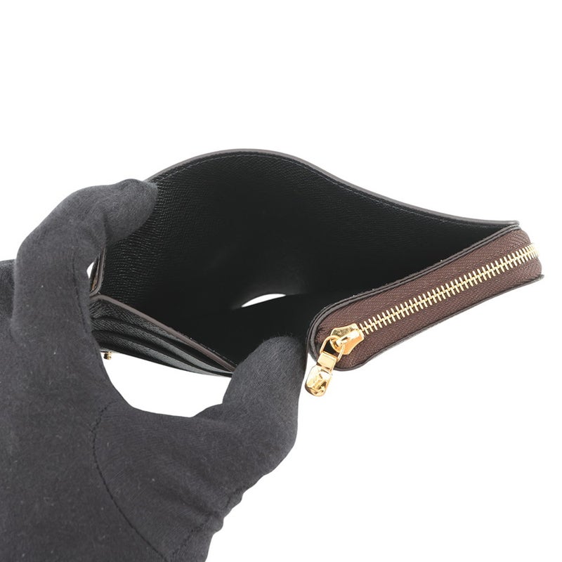 ルイヴィトン 二つ折り財布 モノグラム/モノグラム・リバース ポルトフォイユ・ルー M81461 LOUIS VUITTON ヴィトン 財布 黒 ブラック