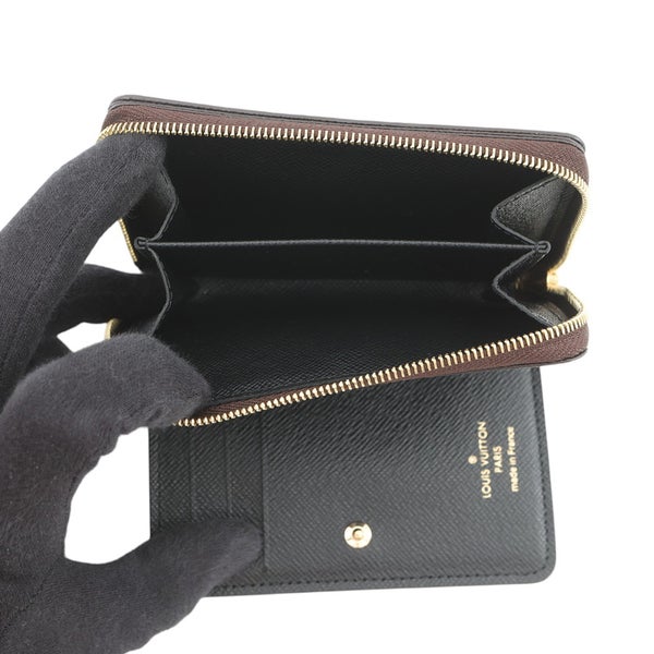 ルイヴィトン 二つ折り財布 モノグラム/モノグラム・リバース ポルトフォイユ・ルー M81461 LOUIS VUITTON ヴィトン 財布 黒 ブラック